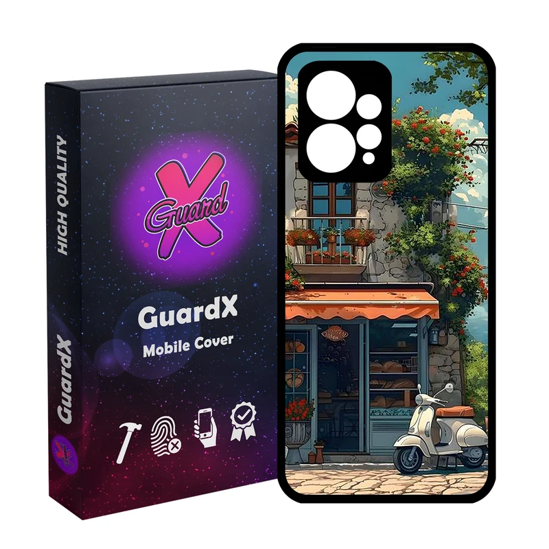 کاور گارد ایکس طرح ساختمان و موتور مدل 10746 مناسب برای گوشی موبایل شیائومی Redmi Note 12 4G