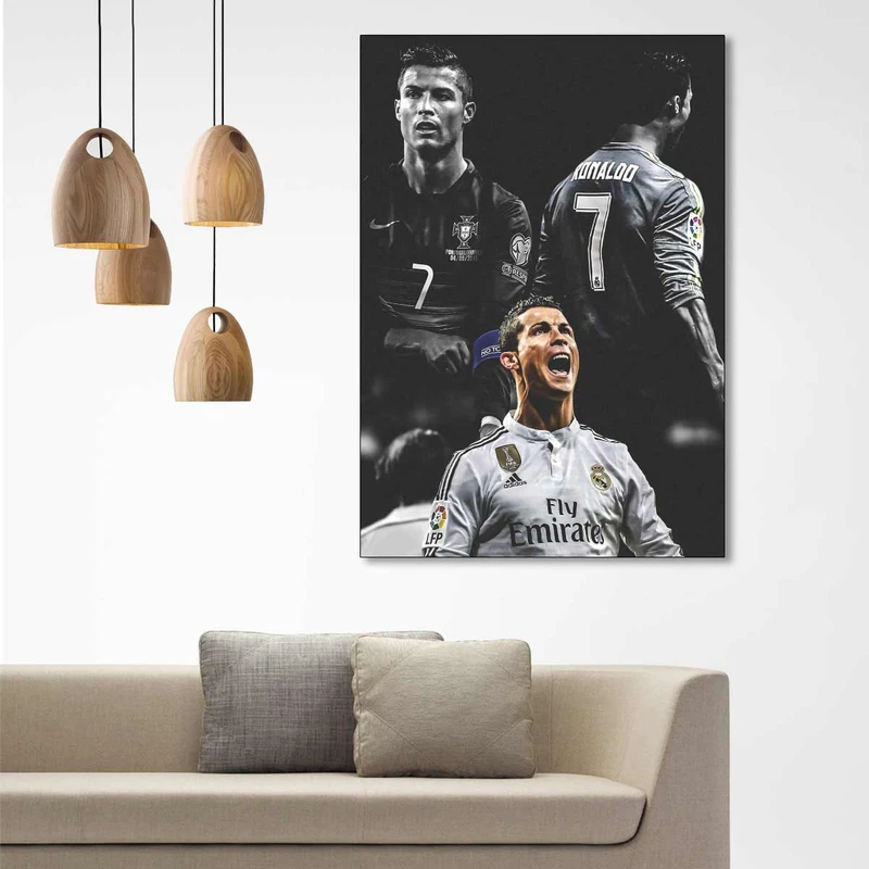 تابلو شاسی گالری استاربوی طرح کریستیانو رونالدو مدل فوتبال 43