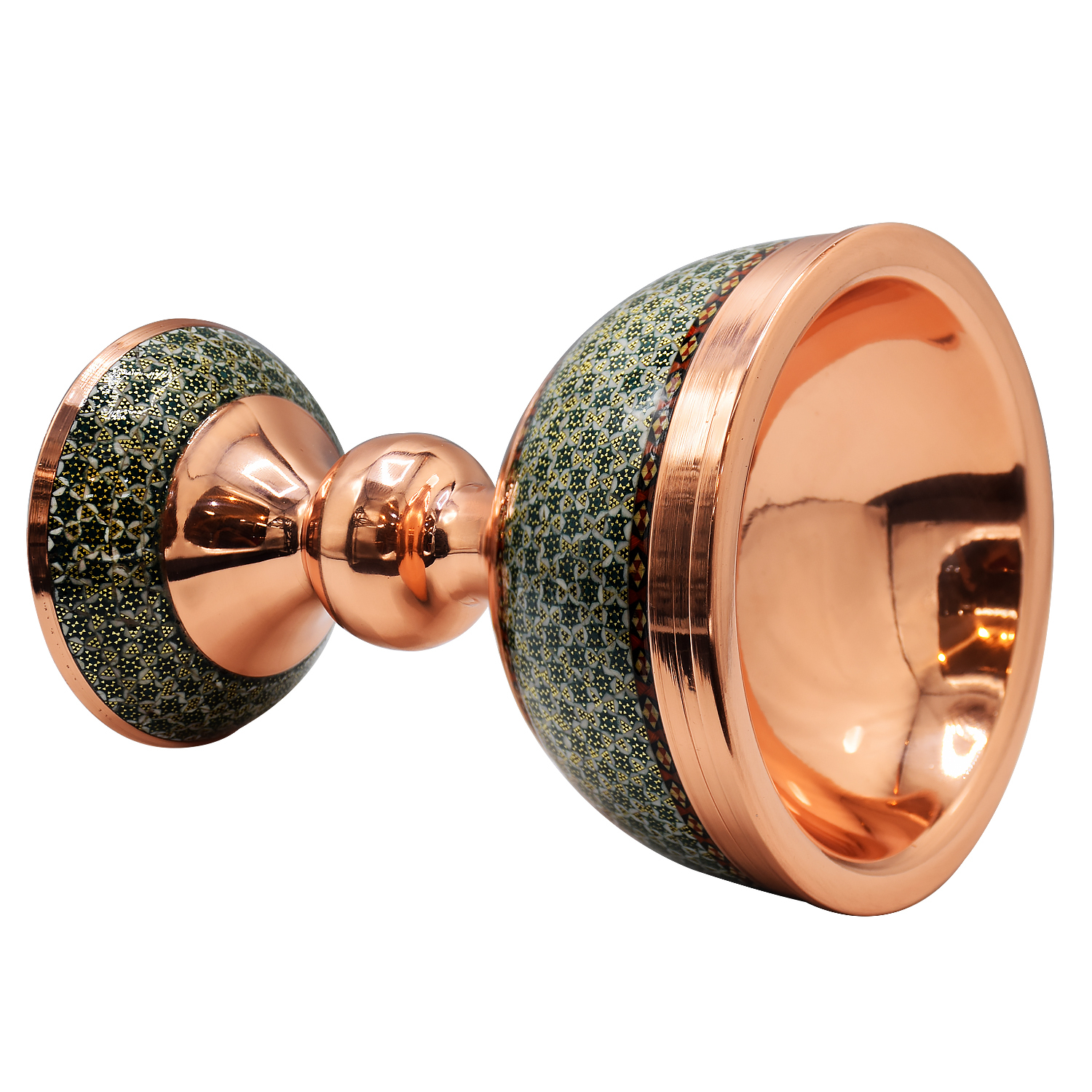 سنگاب خاتم کاری مسی امیر فیضیان کد 028