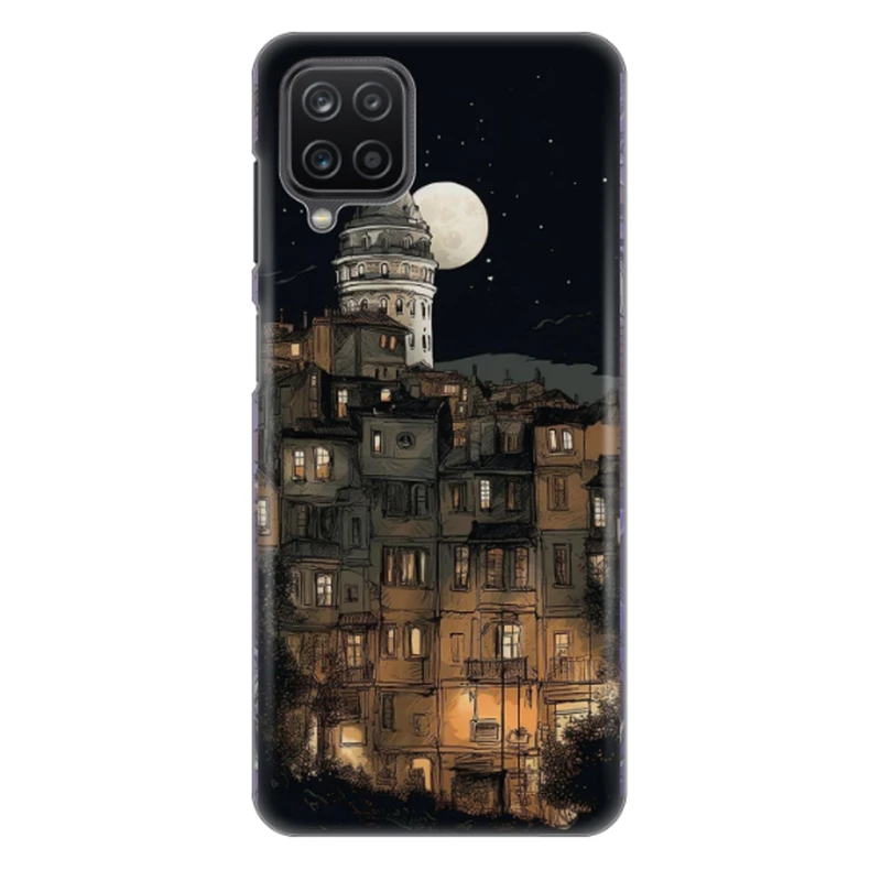 کاور طرح ماه و روستا کد DIMO-098 مناسب برای گوشی موبایل سامسونگ Galaxy A12