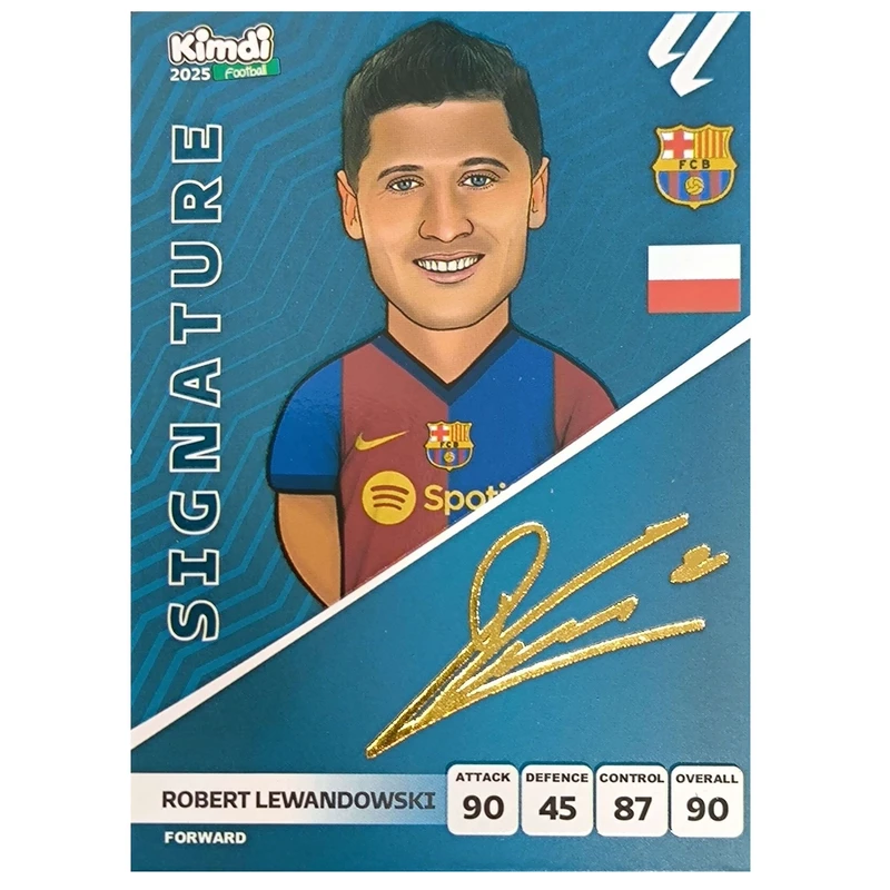 اسباب بازی زینتی کیمدی مدل روبرت لواندوفسکی 2025 امضا