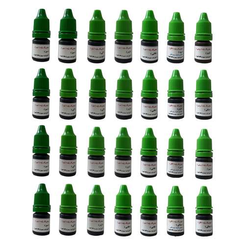 جوهر رنگ رزین اپوکسی مدل top حجم 5 میلی لیتر بسته 28 عددی