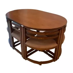 میز و صندلی ناهارخوری شش نفره گالری چوب آشنایی مدل 765