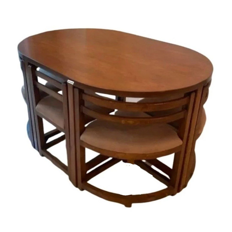 میز و صندلی ناهارخوری شش نفره گالری چوب آشنایی مدل 765