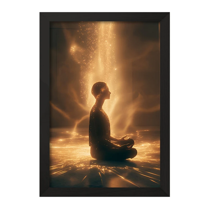 تابلو خندالو مدل مدیتیشن (Meditation) کد F8891