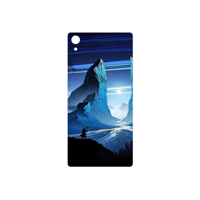 برچسب پوششی ماهوت مدل Blue Mountains Digital Art مناسب برای گوشی موبایل سونی Xperia Z2