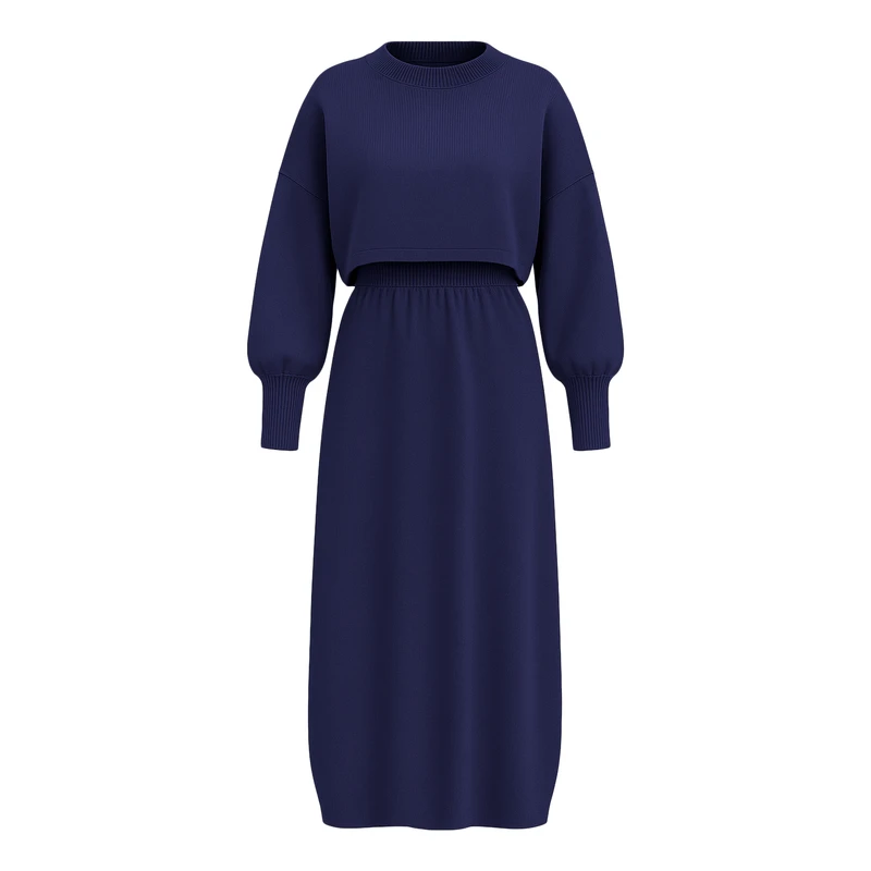 ست بلوز و سارافون رسمی زنانه مدل Lanora کد M5465