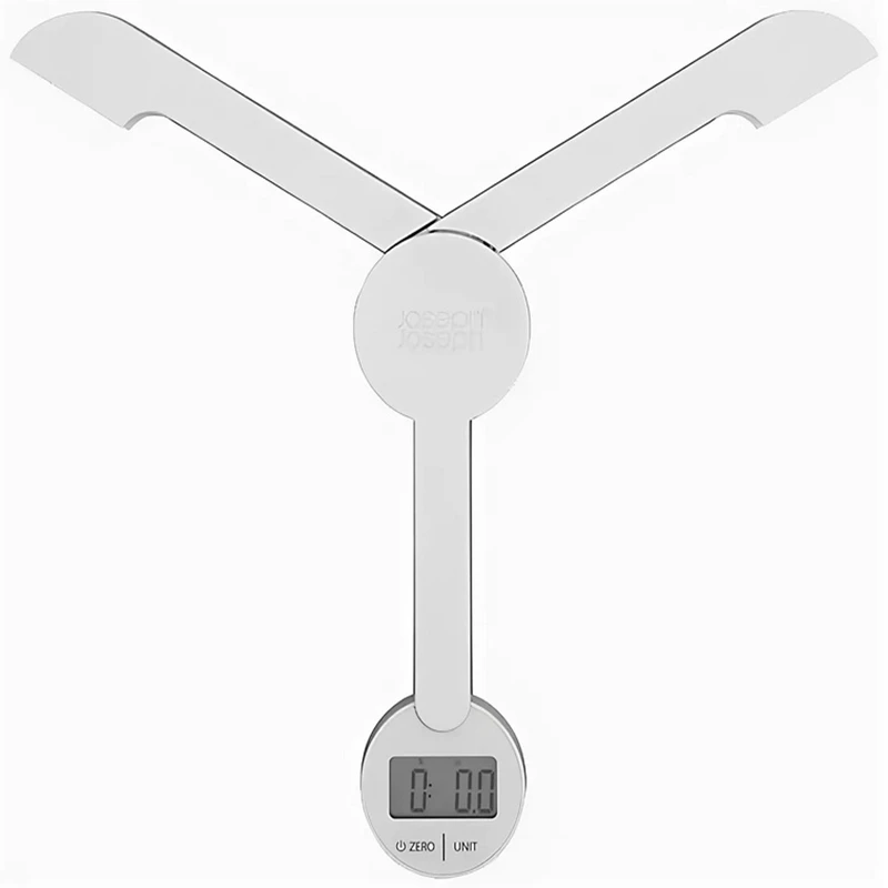 ترازو آشپزخانه دیجیتال جوزف جوزف مدل TriScale حداکثر ظرفیت قابل اندازه‌گیری 5 کیلوگرم با دقت اندازه‌گیری 1 گرم