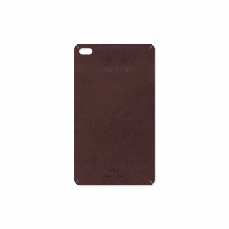برچسب پوششی ماهوت مدل Matte-Dark-Brown-Leather مناسب برای تبلت لنوو E7