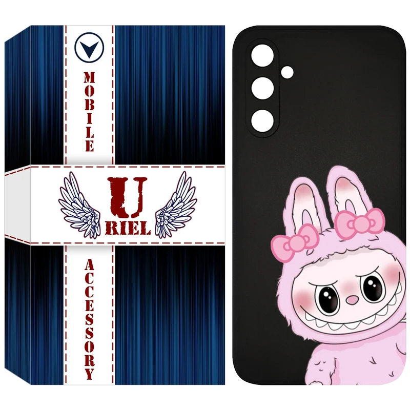 کاور یوریل قاب مدل KSH کد 118 طرح عروسک لبوبو مناسب برای گوشی موبایل سامسونگ Galaxy A34