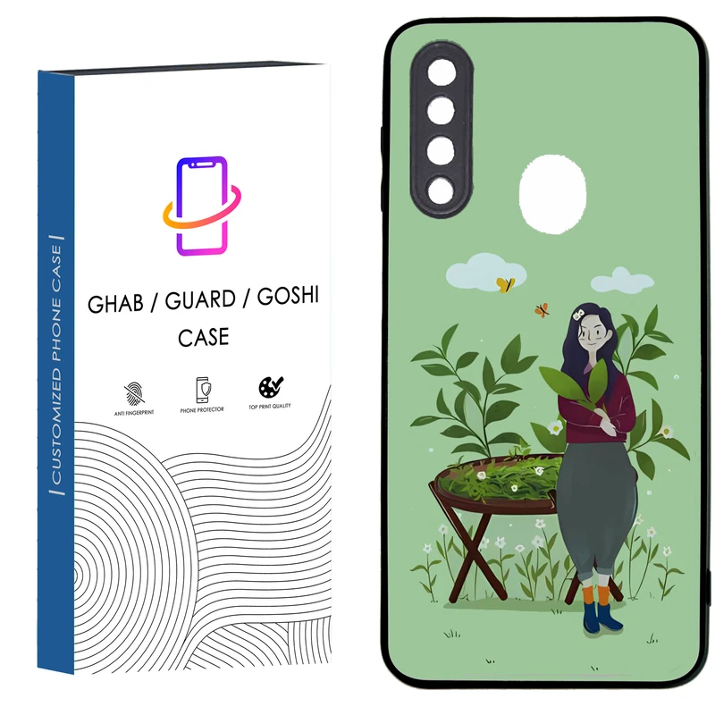 کاور قاب گارد گوشی طرح دخترانه کد 08 - TPU مناسب برای گوشی موبایل سامسونگ Galaxy A20S