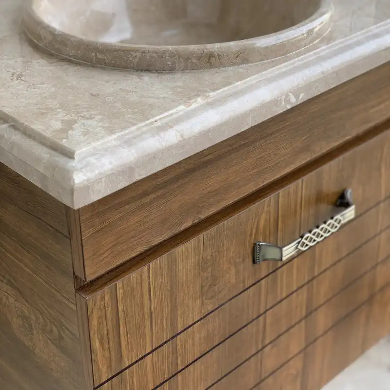 ست کابینت و روشویی آکاژو مدل A506 به همراه آینه و باکس