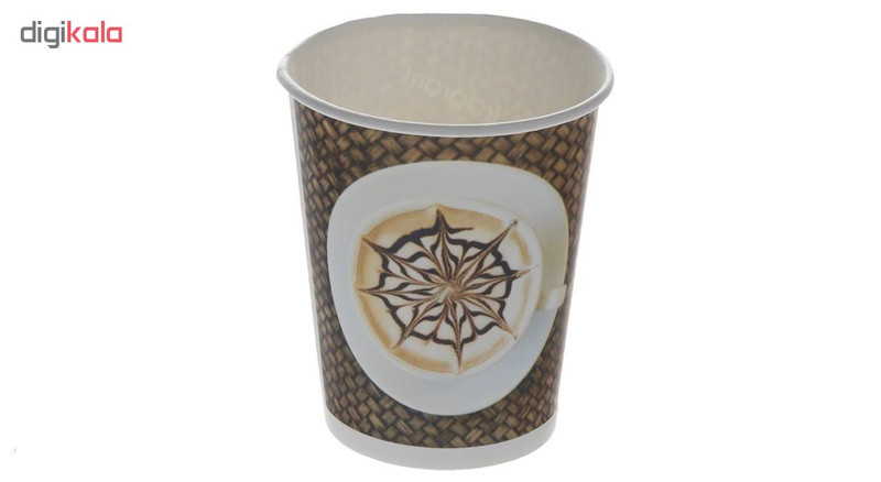 لیوان یکبار مصرف کاغذی الین پلاست مدل KGH3-100 بسته 100 عددی