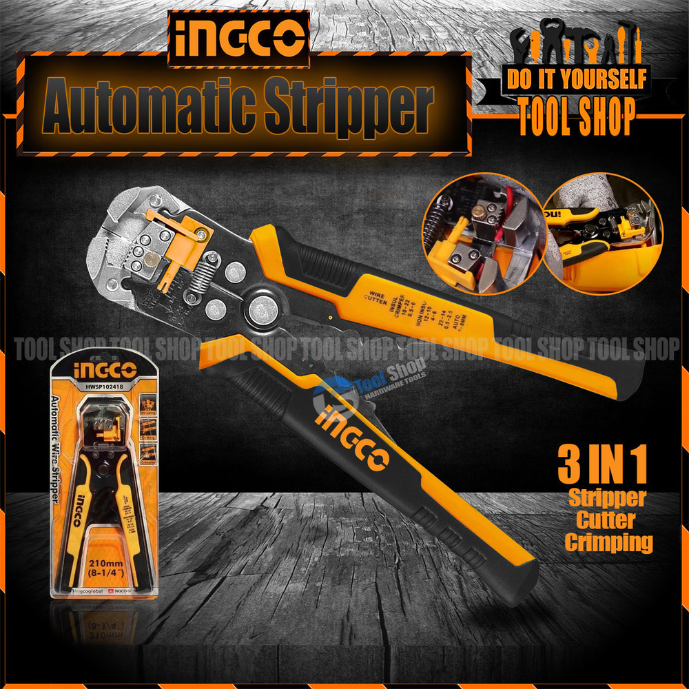 انبر سیم لخت کن اینکو مدل HWSP-102418 سایز 1/4-8 اینچ