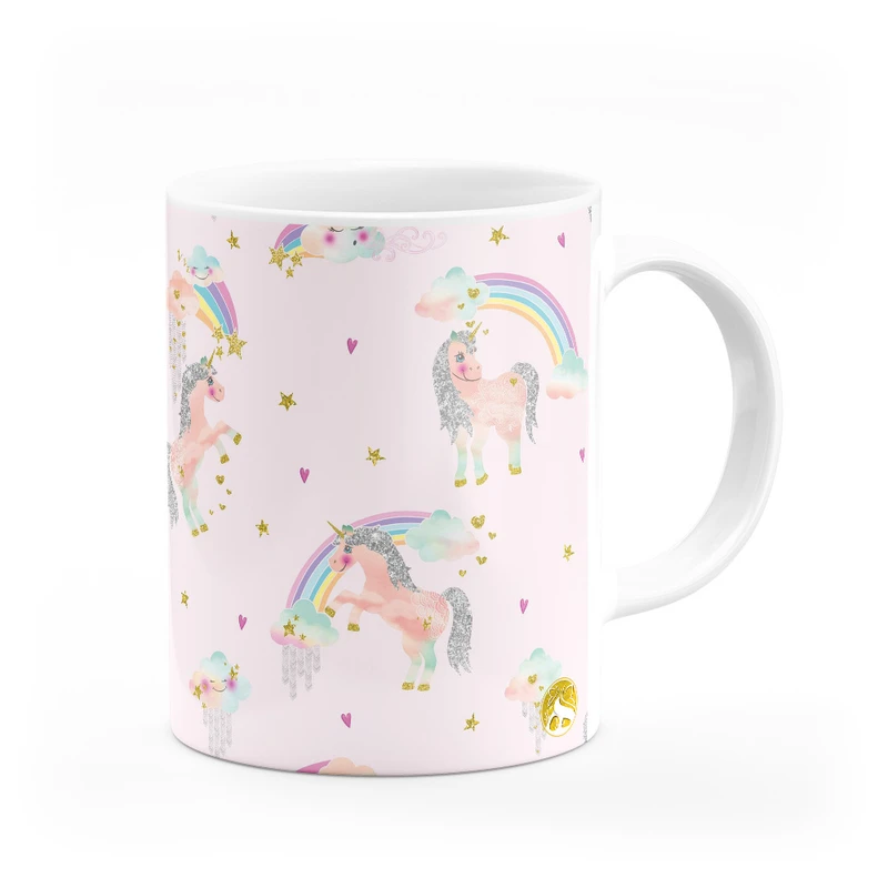 ماگ هومرو طرح یونیکورن اسب تک شاخ مدل MG9642