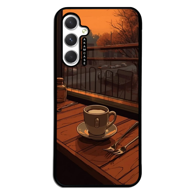 کاور آکام مدل AMC-WSGA54-COFFEE-11 مناسب برای گوشی موبایل سامسونگ Galaxy A54