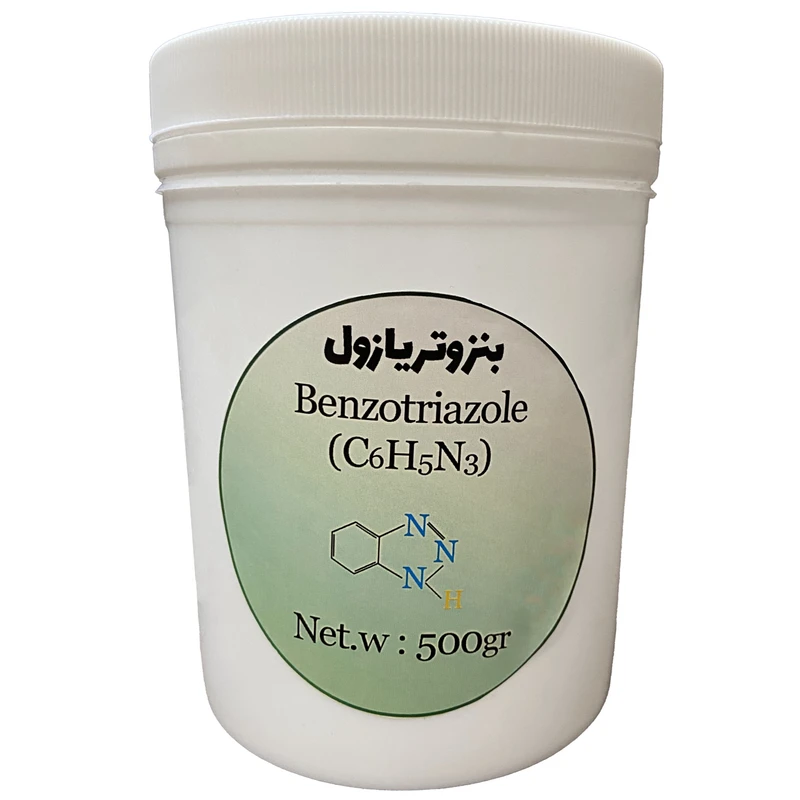 پودر بنزوتریازول مدل C6H5N3 کد 573 وزن 500 گرم