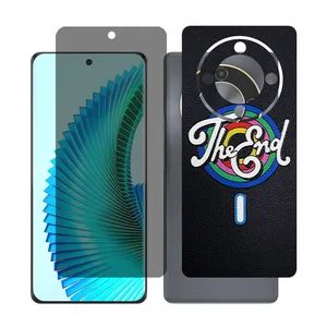 Glass together model privacy screen protector suitable for Honor X9b mobile phone with back cover sticker