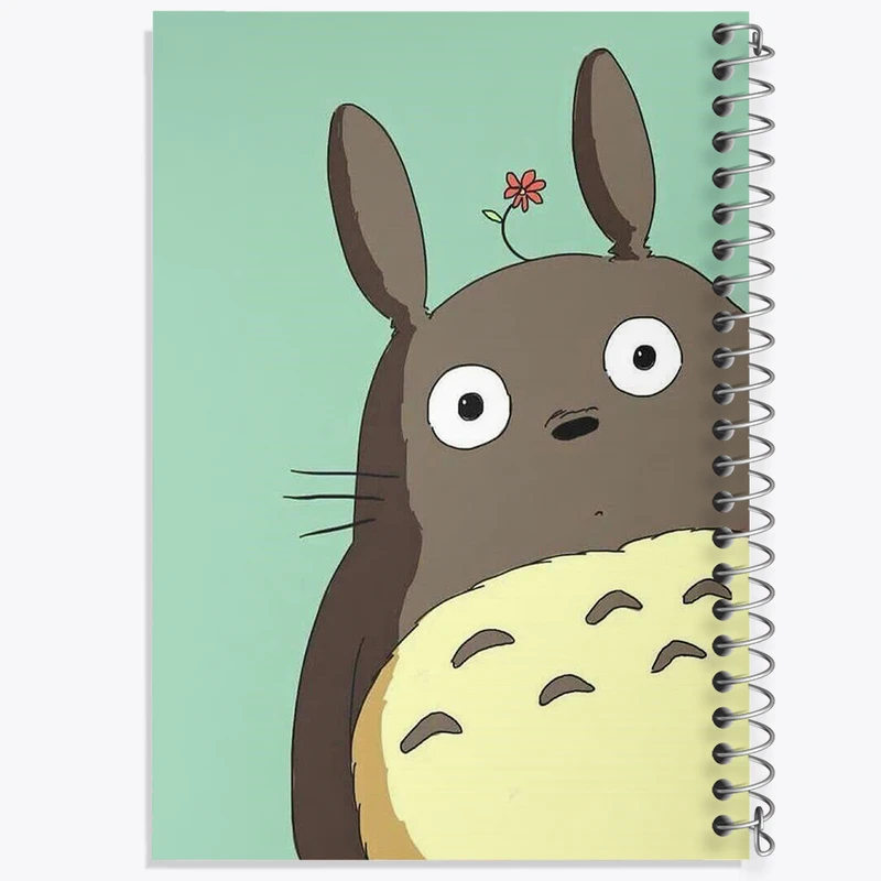 دفتر شطرنجی 50 برگ خندالو طرح انیمه توتورو (Totoro) کد N2119