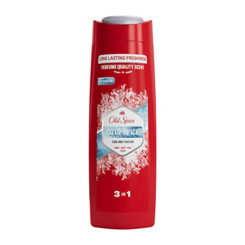 شامپو سر و بدن الد اسپایس مدل  Cold Spice 3 in 1 مناسب برای انواع پوست حجم 400 میلی لیتر