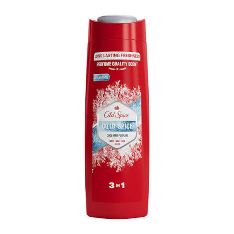 شامپو سر و بدن الد اسپایس مدل  Cold Spice 3 in 1 مناسب برای انواع پوست حجم 400 میلی لیتر
