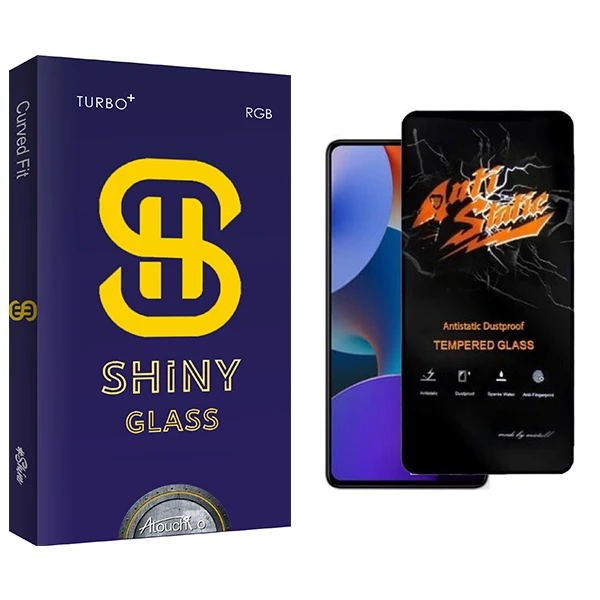 محافظ صفحه نمایش آتوچبو مدل Shiny Antistatic مناسب برای گوشی موبایل شیائومی Redmi Note 12 Pro Plus 5G