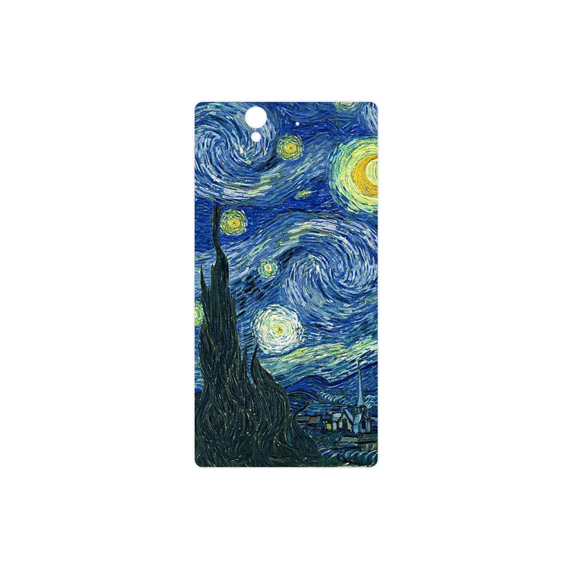 برچسب پوششی ماهوت مدل The Starry Night of van Gogh مناسب برای گوشی موبایل سونی Xperia X