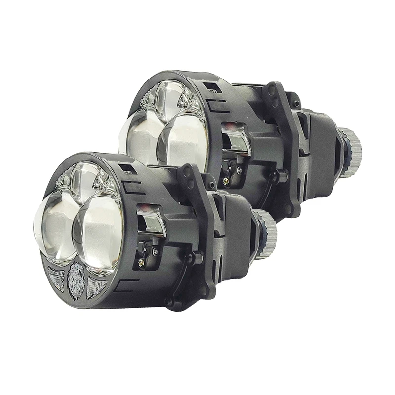 لنز چراغ خودرو پنج حالته زیمر مدل LION KING پایه دو کنتاکت بسته دو عددی