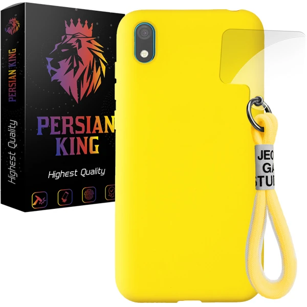 کاور پرشین کینگ مدل SLC22 مناسب برای گوشی موبایل هوآوی Y5 2019/ آنر 8S به همراه بند آویز