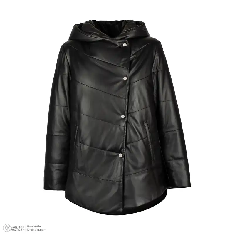 کت چرم زنانه چرم مشهد مدل B0483