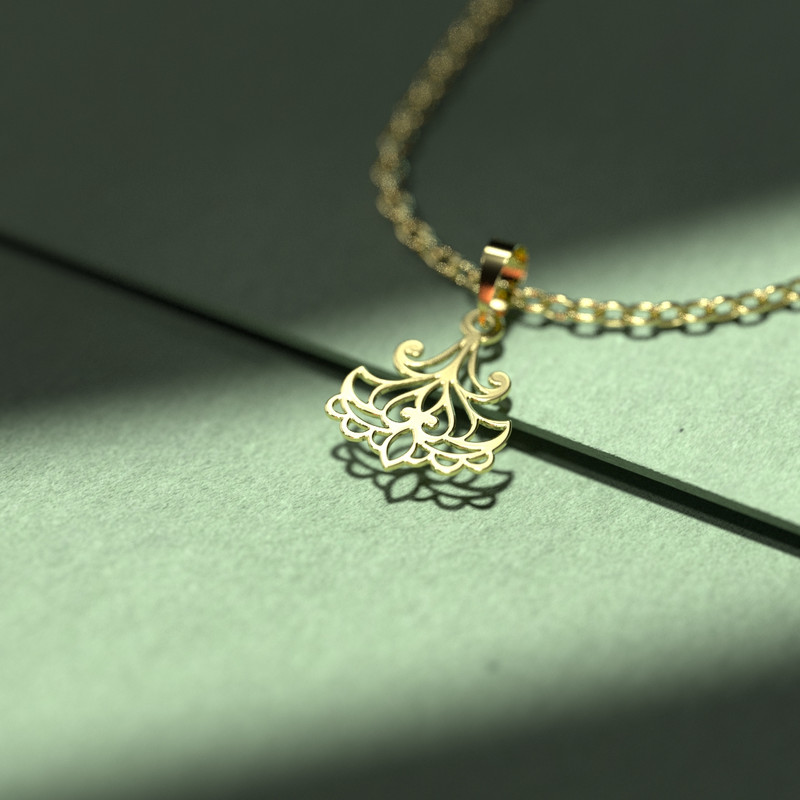 گردنبند طلا 18 عیار زنانه مدوپد مدل هندسی کد TT2-1-1189 گردنبند طلا 18 عیار زنانه مدوپد مدل هندسی کد TT2-1-1189