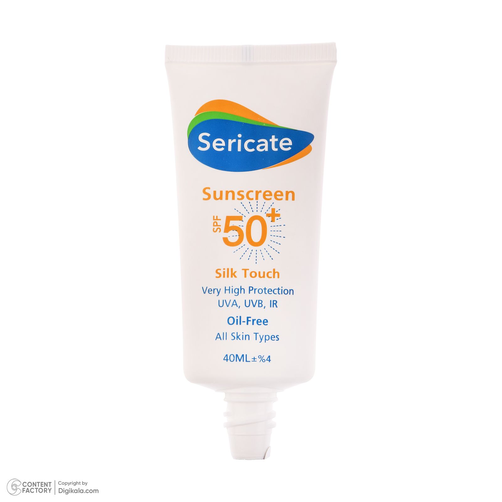 کرم ضد آفتاب بدون رنگ صورت سری کیت SPF50 مدل Silk Touch مناسب برای انواع پوست‌ حجم 40 میلی‌ لیتر -  - 5