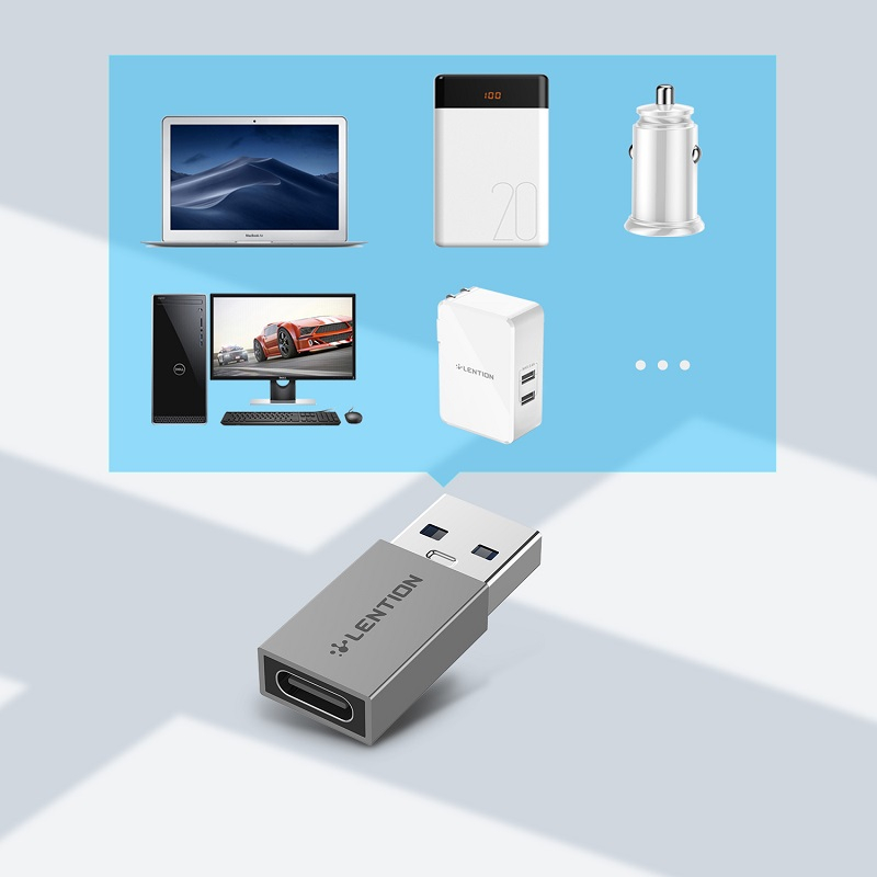 مبدل USB-A به USB-C لنشن کد H3