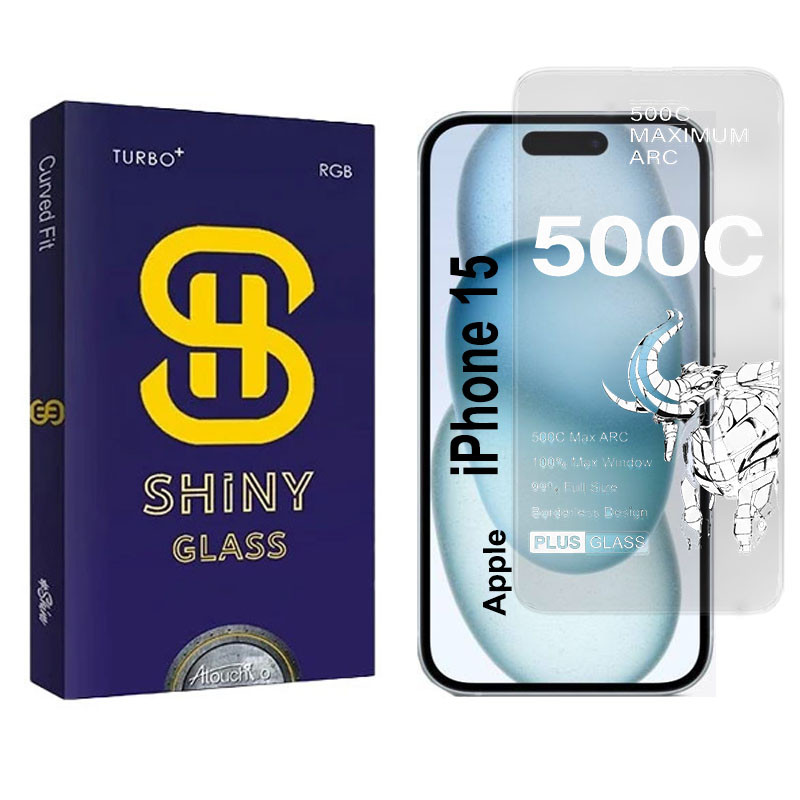 محافظ صفحه نمایش شیشه ای آتوچبو مدل 500C-AT مناسب برای گوشی موبایل اپل iPhone 15