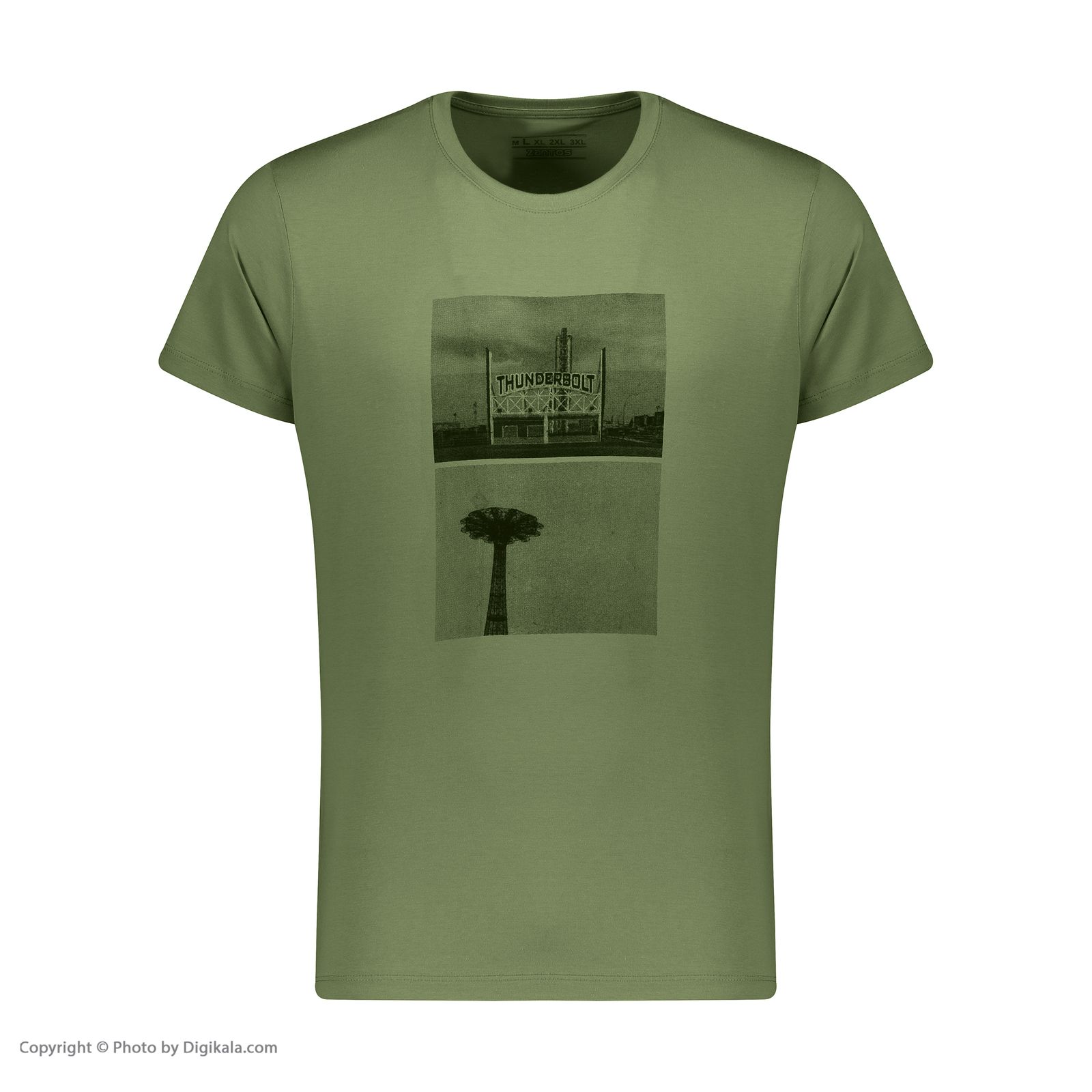 تی شرت آستین کوتاه مردانه زانتوس مدل 14735-46 -  - 2