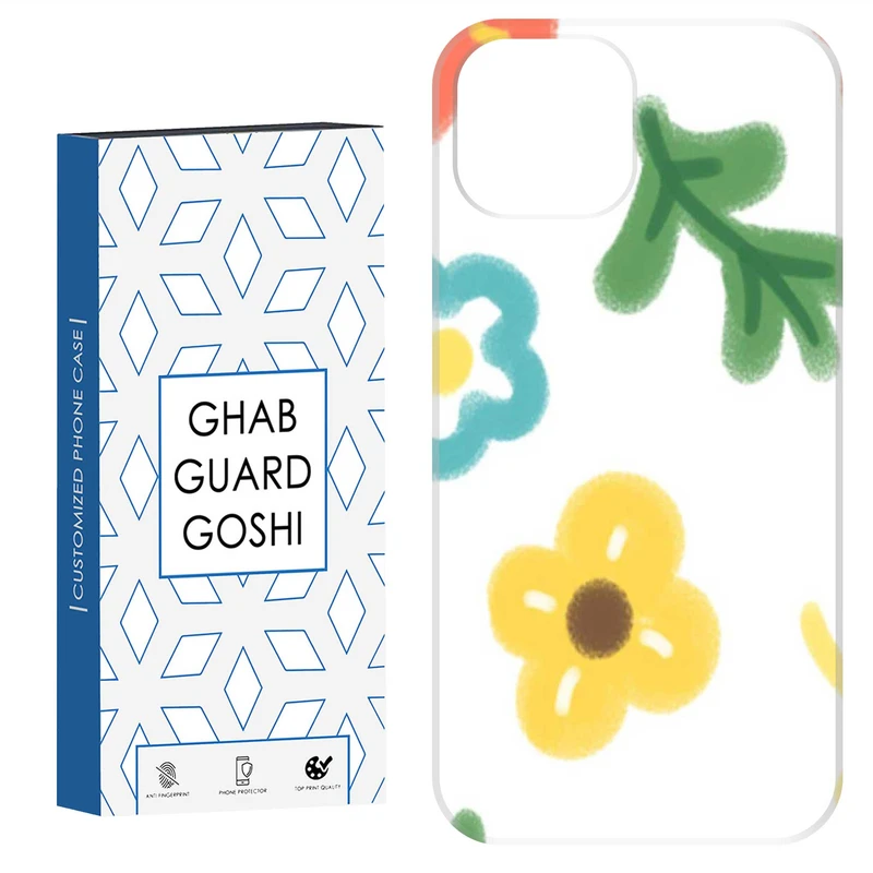 کاور قاب گارد گوشی طرح گل رنگی کد Dimo-876 مناسب برای گوشی موبایل اپل  IPHONE 12 / 12 PRO   