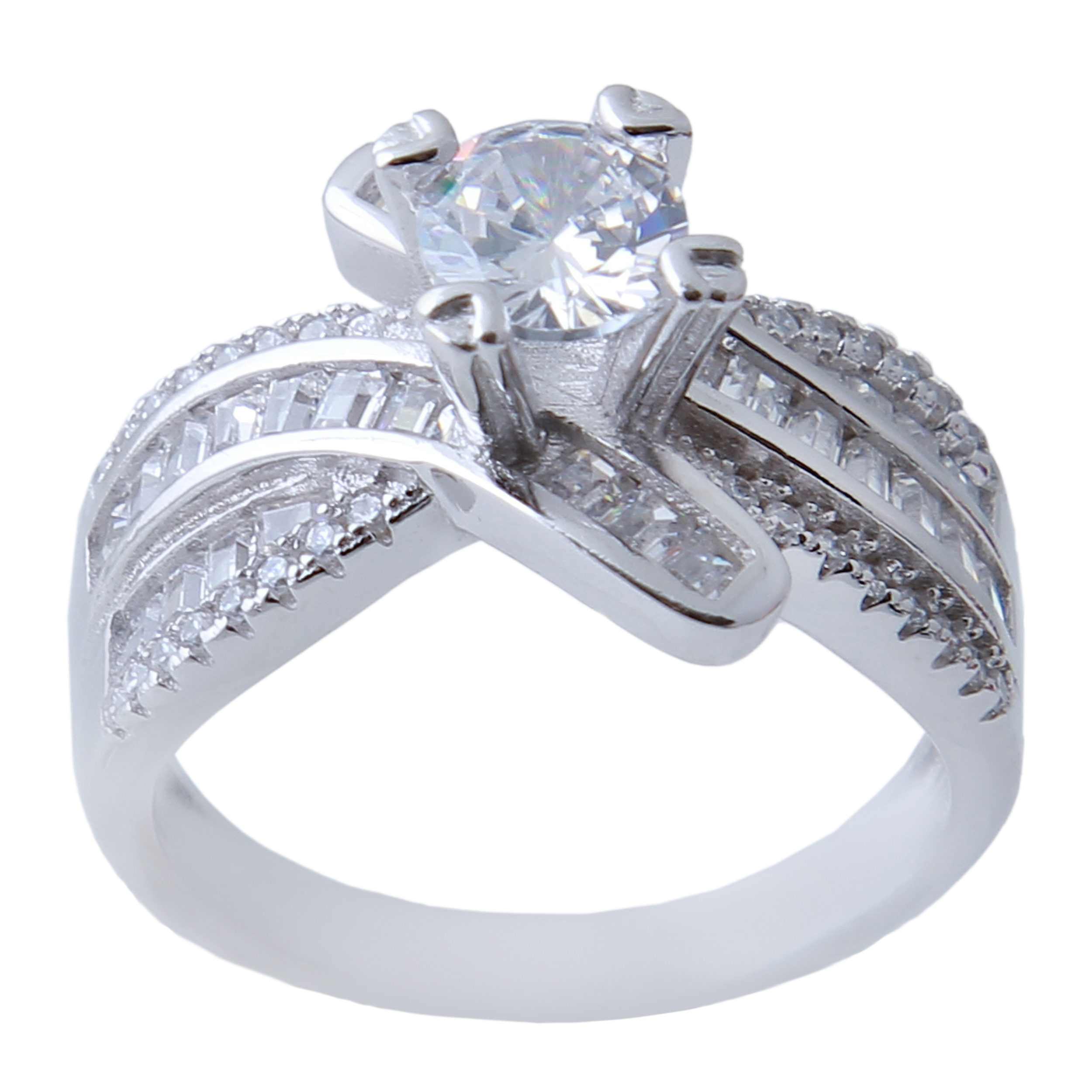  انگشتر نقره زنانه بازرگانی میلادی کد AWR_613