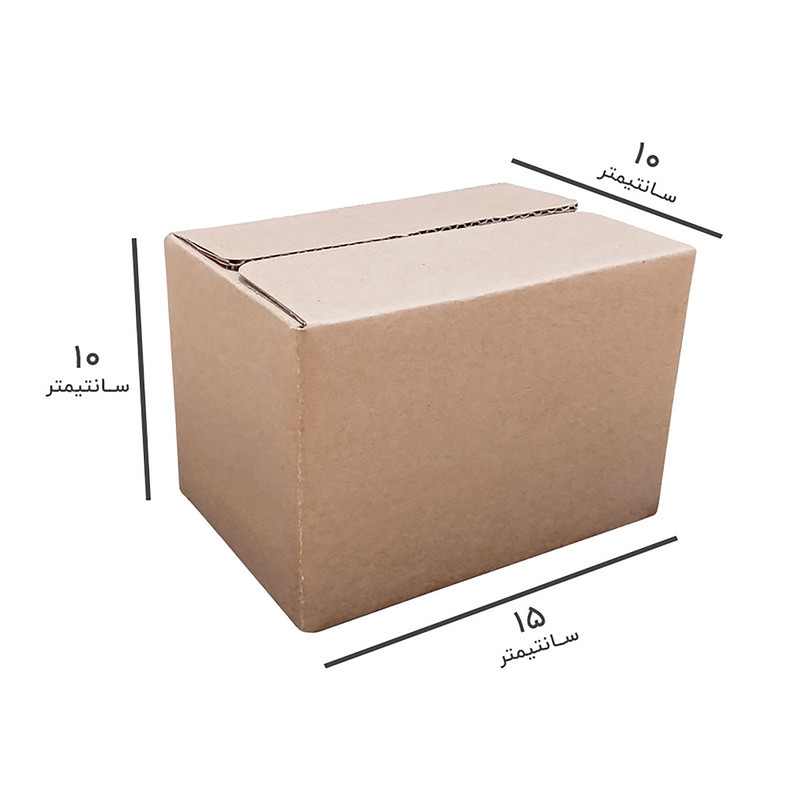 جعبه بسته بندی مدل 10x10x15 بسته 10 عددی