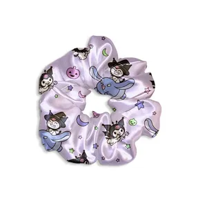 کش مو زنانه مدل اسکرانچی طرح کرومی کیوت کد SCH0190