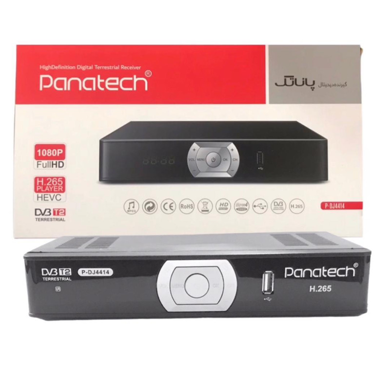 گیرنده دیجیتال DVB-T پاناتک مدل P-DJ4414 HEVC