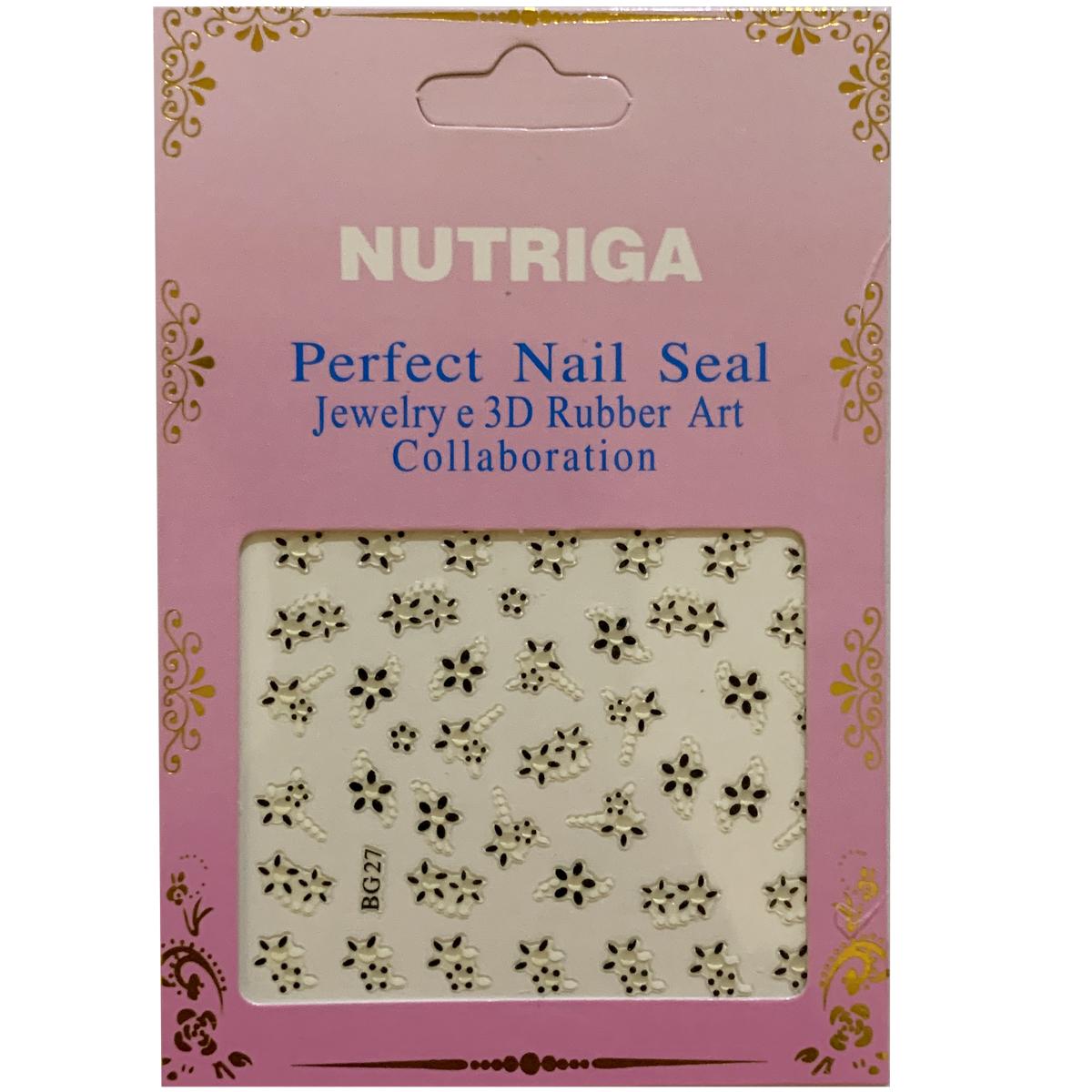 استیکر طراحی ناخن نوتریگا شماره BG27