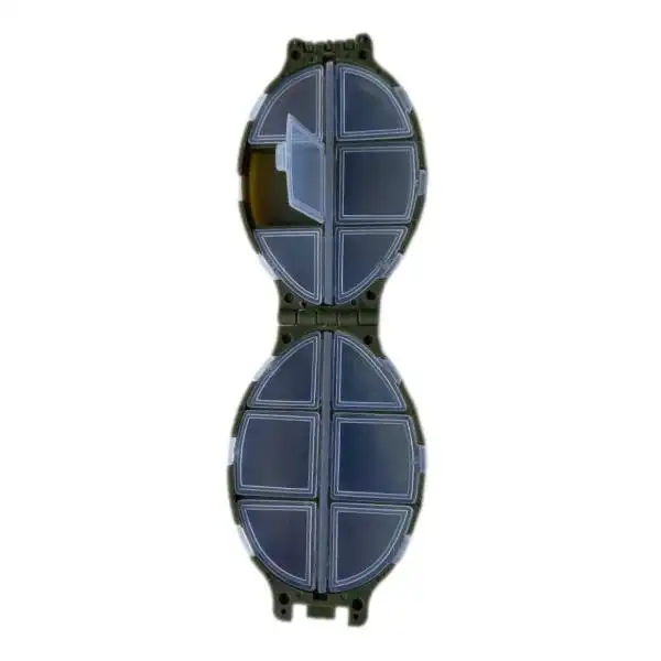 جعبه لوازم ماهیگیری مدل لاک پشتی کد blue-12