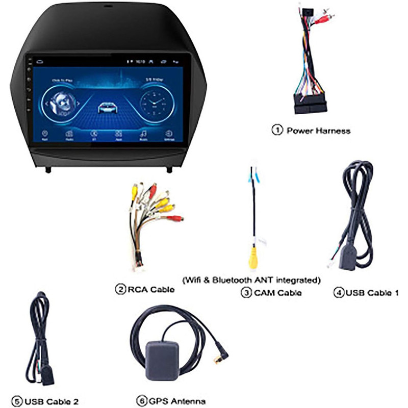 پخش کننده تصویری خودرو مدل Burmester مناسب برای هیوندای توسان 2014