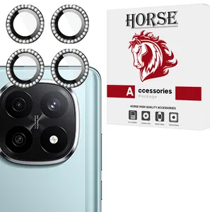 محافظ لنز دوربین شیشه‌ای هورس مدل NRIH20 مناسب برای گوشی موبایل شیائومی Redmi Note 14 Pro Plus 5G
