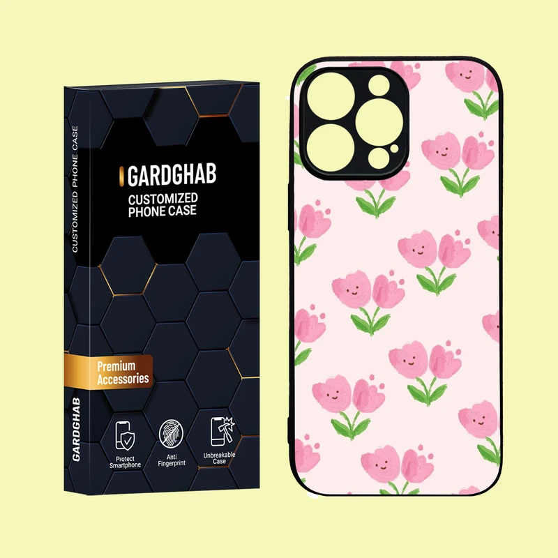 کاور گارد قاب مدل دور ژله ای دخترانه مناسب برای گوشی موبایل اپل iPhone 16 Pro Max