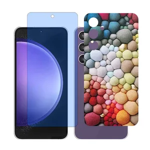Glass Together model Anti-blue Screen Protector Suitable for Samsung Galaxy A55 Mobile Phone with Back cover sticker