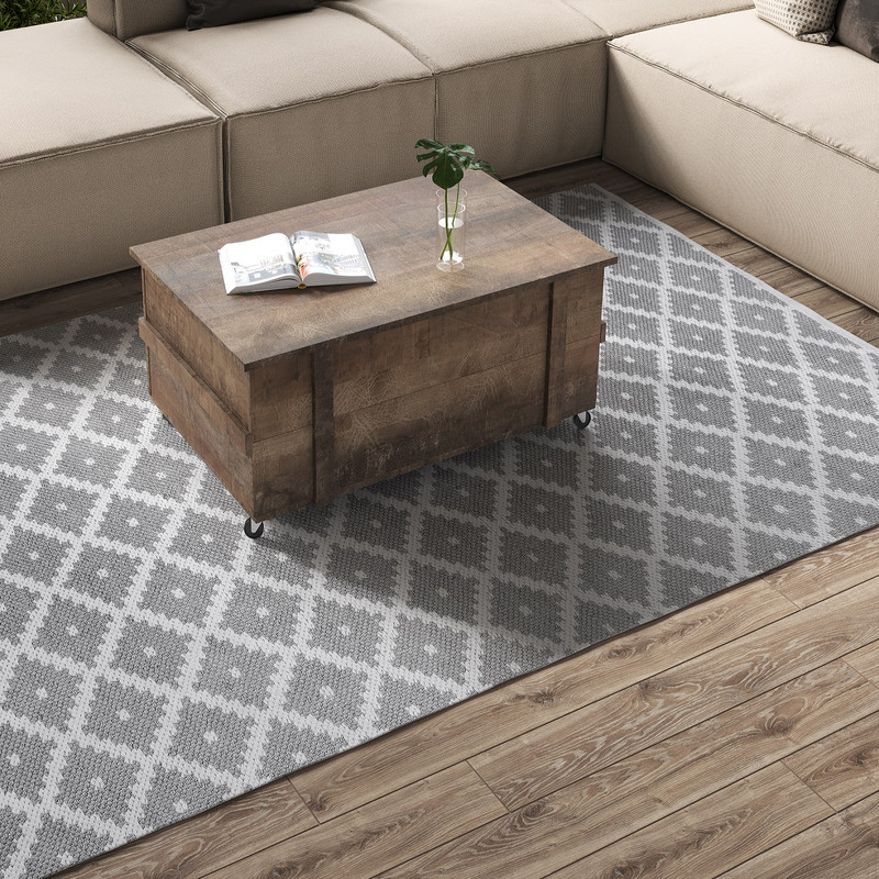 گلیم دستبافت سه و نیم متری مدل لارا کد 002