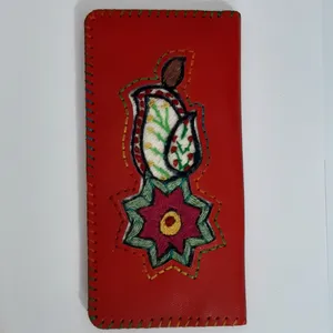 کیف پول چرمی مدل گلابتون