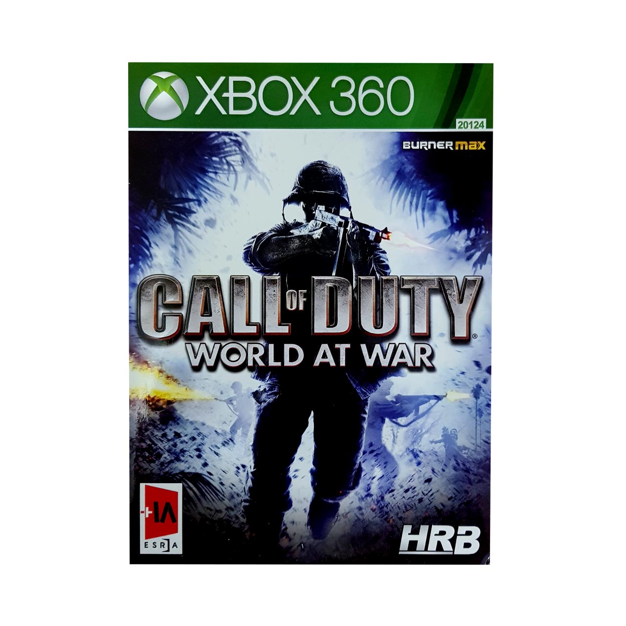 بازی call of duty world at war مخصوص  X box 360