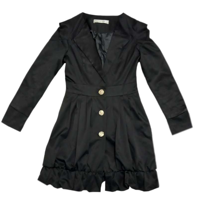 مانتو زنانه مدل پفکی طرح چین دار